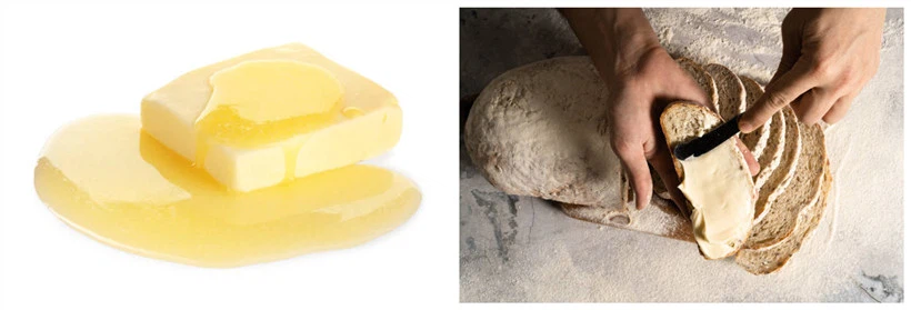 butter with bread butter with bread